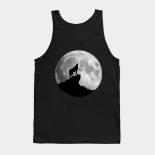 moon wolf t shirt Tank Top